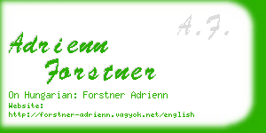 adrienn forstner business card